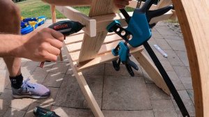 Деревянное кресло своими руками.........Homemade chair........Sessel selber bauen.....DIY.