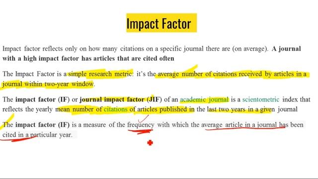 Meaning of Research Metrics,Types,Detail Explanation of Impact Factor, Calculation, Importance