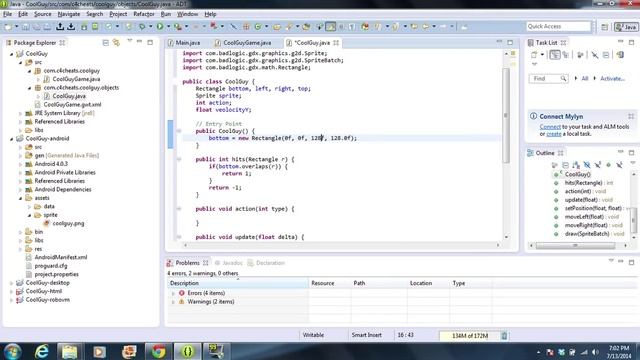 Creating A Simple 2D Platformer Game with libGDX - Part 3 - Setup Objects смотреть онлайн