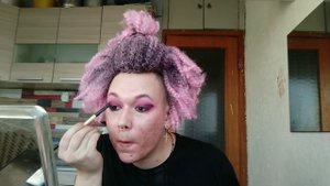СИЛА МАКИЯЖА !!!!!! ИЗ ПАРНЯ В ДЕВУШКУ ?Макияж из 80-ых. Афро. Диско.