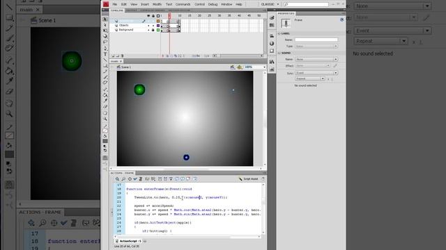 Урок по созданию простой флеш игры