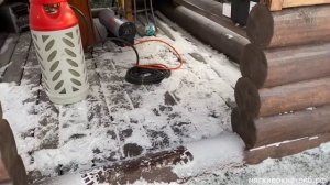 Зимний монтаж мягких окон на беседку