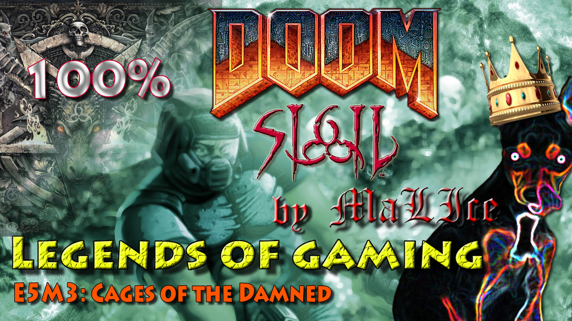 Doom Ultimate (100%) - E5M3: Cages of the Damned