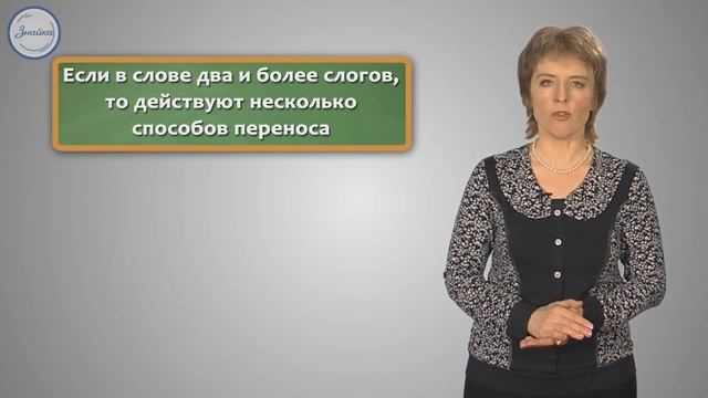 Правила переноса слов с одной строки на другую