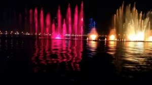 Dubai _ Sharjah Dancing color Fountain My shooting