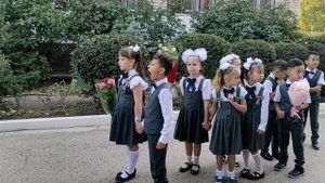 День знаний ?, идем в школу. Первый раз в 1 класс ?