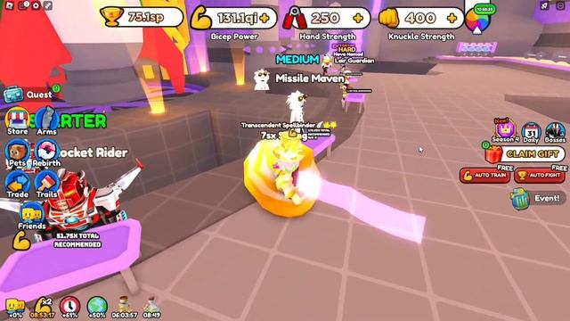 ОБНОВЛЕНИЕ В ARM WRESTLE SIMULATOR СЕЗОН 4, МАГАЗИН ДРУЗЕЙ, ПОМЕНЯЛИ БАЛАНС смотреть онлайн