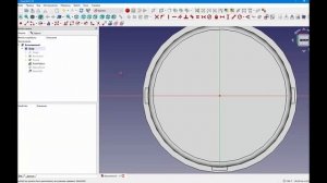 FreeCad Крышка с пазами