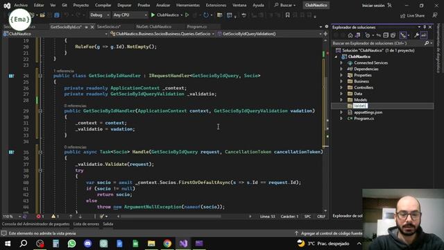 Api con EF DBFirst CQRS y Mediator Actualizaciones