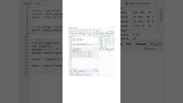 how to create a bar plot with ggplot2 in r markdown