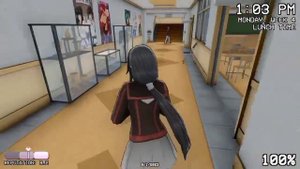 Она просто поперхнулась|Сумико Тачибана|Каноничные устранения в Яндере симуляторе [мод 1989 год]