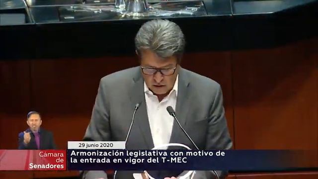 Intervencion del Sen. Ricardo Monreal Ávila - T-MEC смотреть онлайн