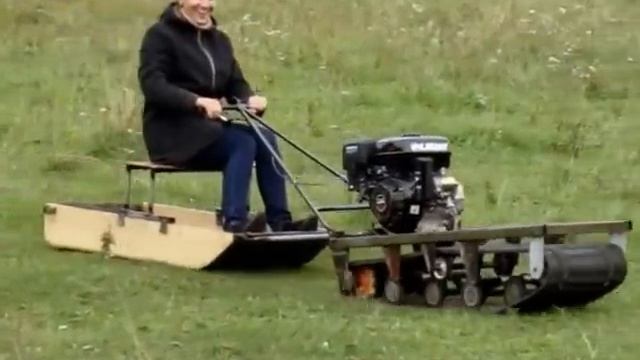 Мотобуксировщик Испытание Первое