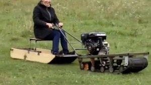 Мотобуксировщик Испытание Первое