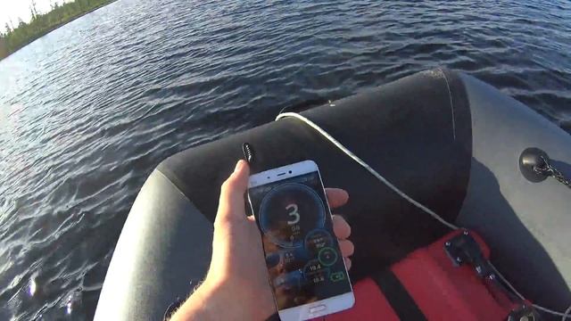 Hangkai 9.8. Замеры скорости. Тест в комплекте с лодкой Викинг VN-340 смотреть онлайн