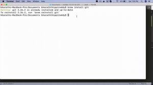 4.  Install GIT on Mac