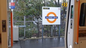 *This is a London Overground Service to Camden Road, the next station is Homerton*