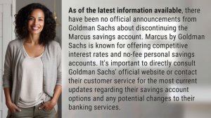 Is Goldman Sachs getting rid of Marcus savings account?