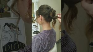 Прическа.Свадебный Пучок.Свадебная прическа своими руками.