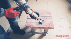 Самодельный держатель для краскопульта.