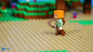 Minecraft Dungeons 3: The last battle - Lego Stop Motion | Minecraft Animation