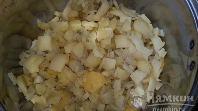 Окрошка на квасе без колбасы