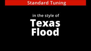 STEVIE RAY VAUGHAN 'Texas Flood' style in G Major - SAD Blues GUITAR Solo BACKING TRACK