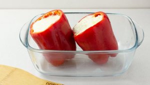 Закуска из перца с брынзой