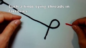Узел, который не развязывается.  A junction that does not untie.  Knitting