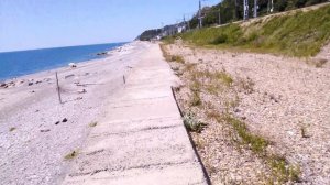 Якорная щель, дикий пляж. Подробно. Август, лето, Большой Сочи, Лазаревский район.