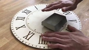 Настенные часы римские цифры, кварцевый механизм hermle