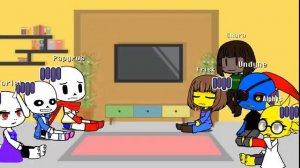 Undertale React to (23) [Sans AU Themes part 4] *MY VERSION*