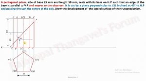 Development of Surface Pentagonal Prism @rajagopalthangavelsforum