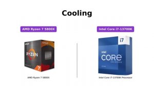 AMD Ryzen 7 5800X vs Intel Core i7-13700K - Processor Comparison