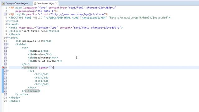 Spring Boot Hibernate Web Application - Display the database records in JSP [Part 2] смотреть онлайн