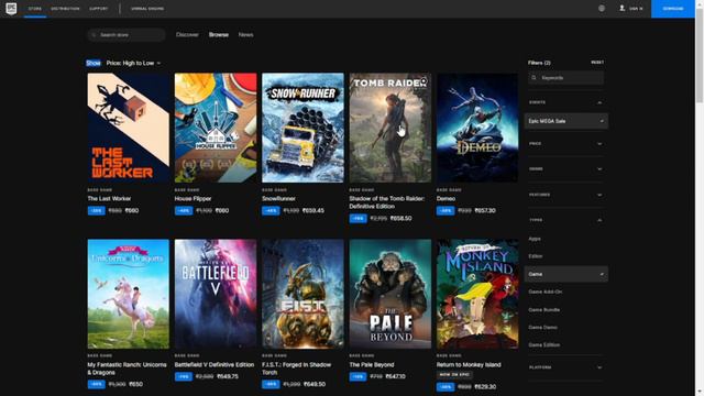 Epic MEGA Sale 2023 || High Discount || Unlimited Coupons || Best Recommendation Games
