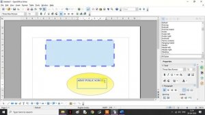 Drawing Objects in Open Office Writer