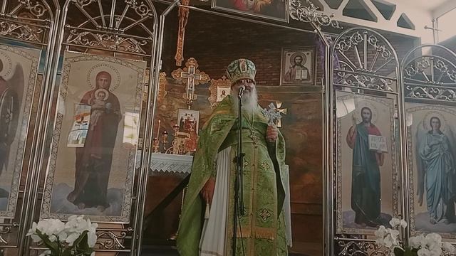 Слово после Божественной Литургии праздника Происхождения честных древ Креста Господня. смотреть онлайн