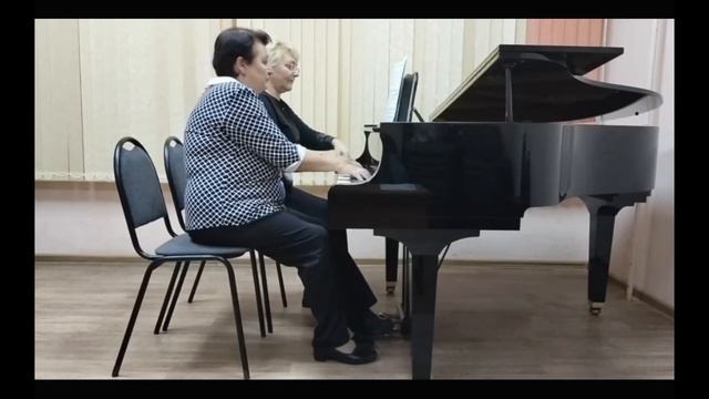 Э .Григ "Утро" исполняют преподаватели ДМШ 14 г.Саратова Афанасьева Татьяна Перевозчикова Лариса. смотреть онлайн