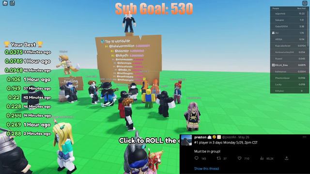 🔴 Trying to Win 1 Million Robux | 🏆🎲 RNG World Cup смотреть онлайн