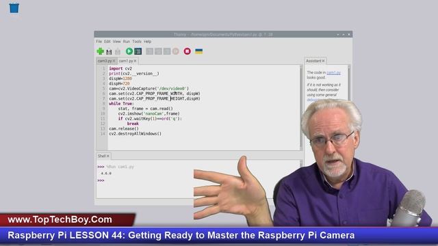 Raspberry Pi LESSON 44: Getting Ready to Master the Raspberry Pi Camera смотреть онлайн