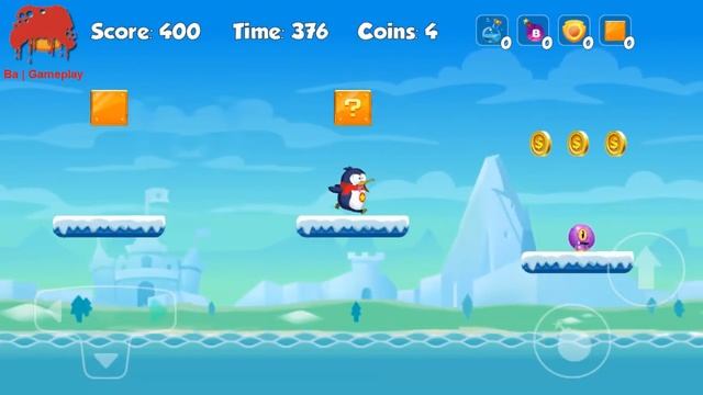 Penguin run Gameplay Android смотреть онлайн