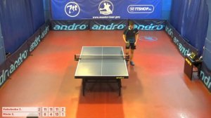 Настольный теннис матч 280518 6 Вакуленко Илья Минин Иван