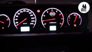 Nissan Primera P12. Пересвет Панель приборов часть 2.