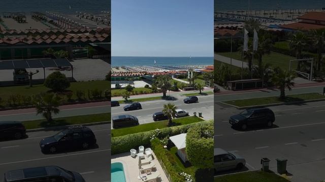 FORTE DEI MARMI. Tuscany sunseeker.  Waiting for summer. Italian Riviera 4K.