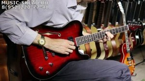 Обзор полуакустической гитары Caraya E219RDS Telecaster