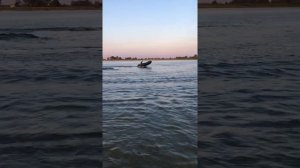 ПЛМ Москва 10 (круглая) на пвх 330, скорость (один в лодке), выход на глис, съемка со стороны