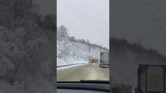 Сейчас на трассе Уфа - Белорецк - Магнитогорск 2021.12.05 Башкортостан. Уральские горы.