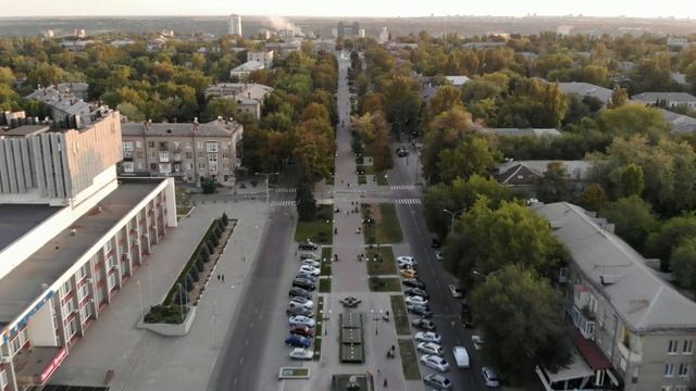 Запорожье - любимый город! Бульвар Шевченко и проспект Соборный с высоты птичьего полета