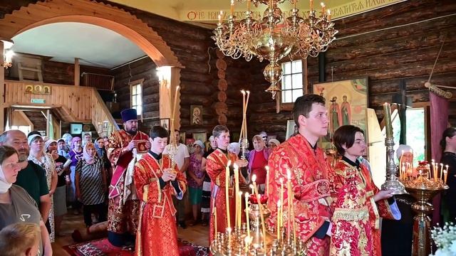 2023 08 06 Торжественное богослужение в престольный праздник совершилось в храме святых благоверных смотреть онлайн